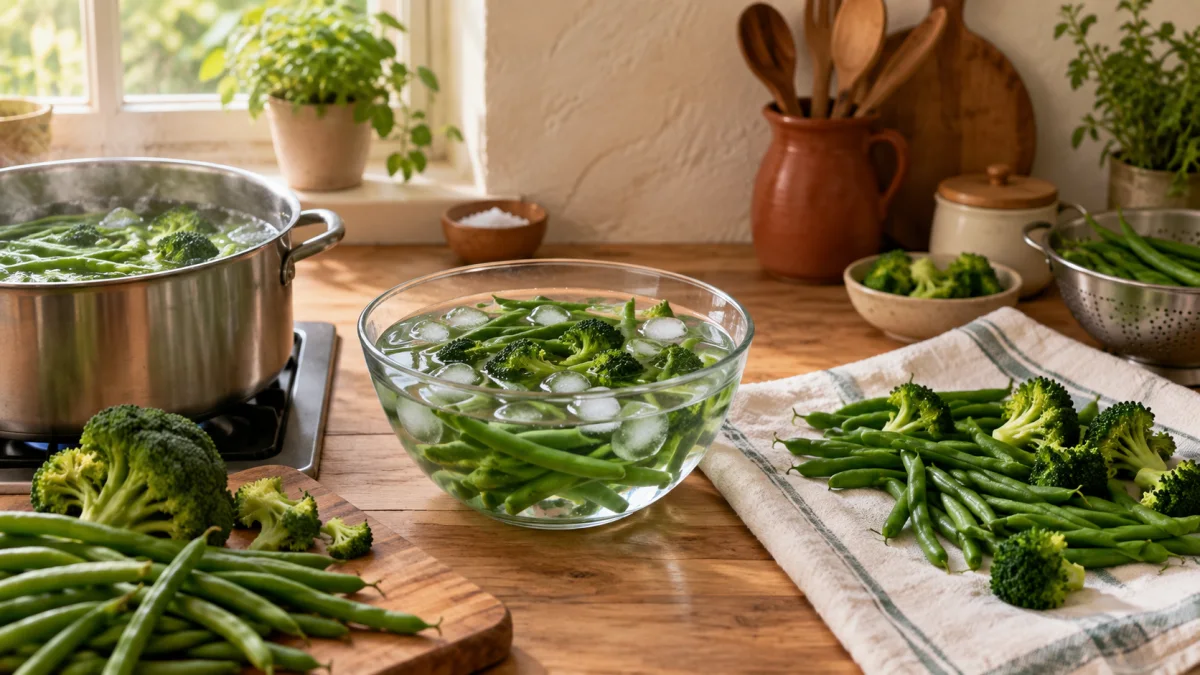 Blanchir les légumes avant congélation : quand et comment ?