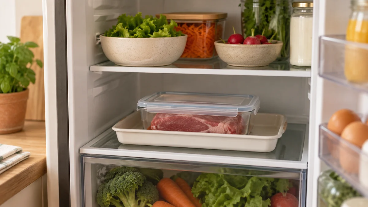 Une étape pratique pour appliquer la méthode du guide « Décongeler les aliments : choisir une méthode adaptée »