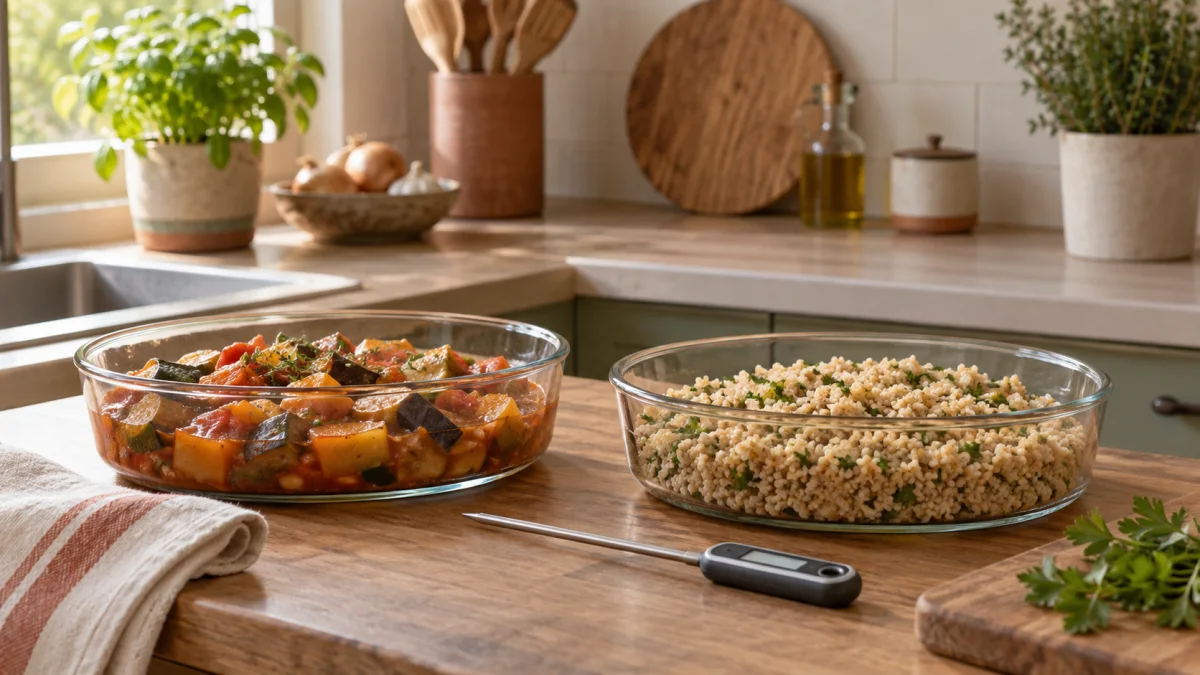 Refroidir les aliments cuits avant de les conserver
