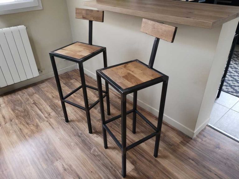 tabouret-metal