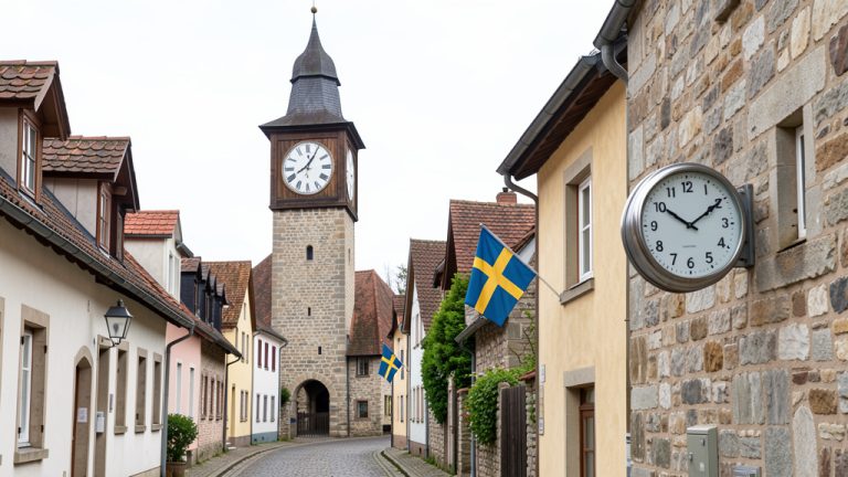 Quel est le décalage horaire entre la France et la Suède ?