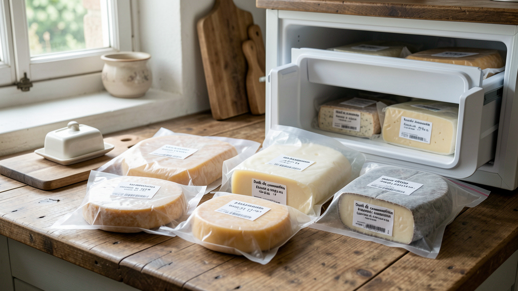 fromage congelé selon le type de fromage