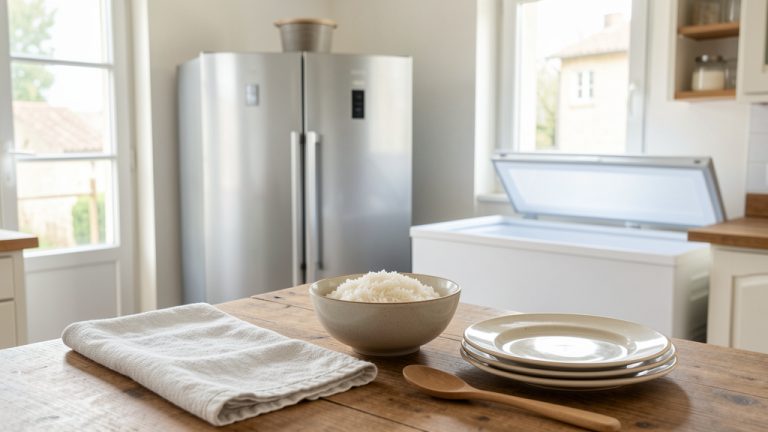 Frigo ou congélateur : comment conserver du riz cuit sans risque ?